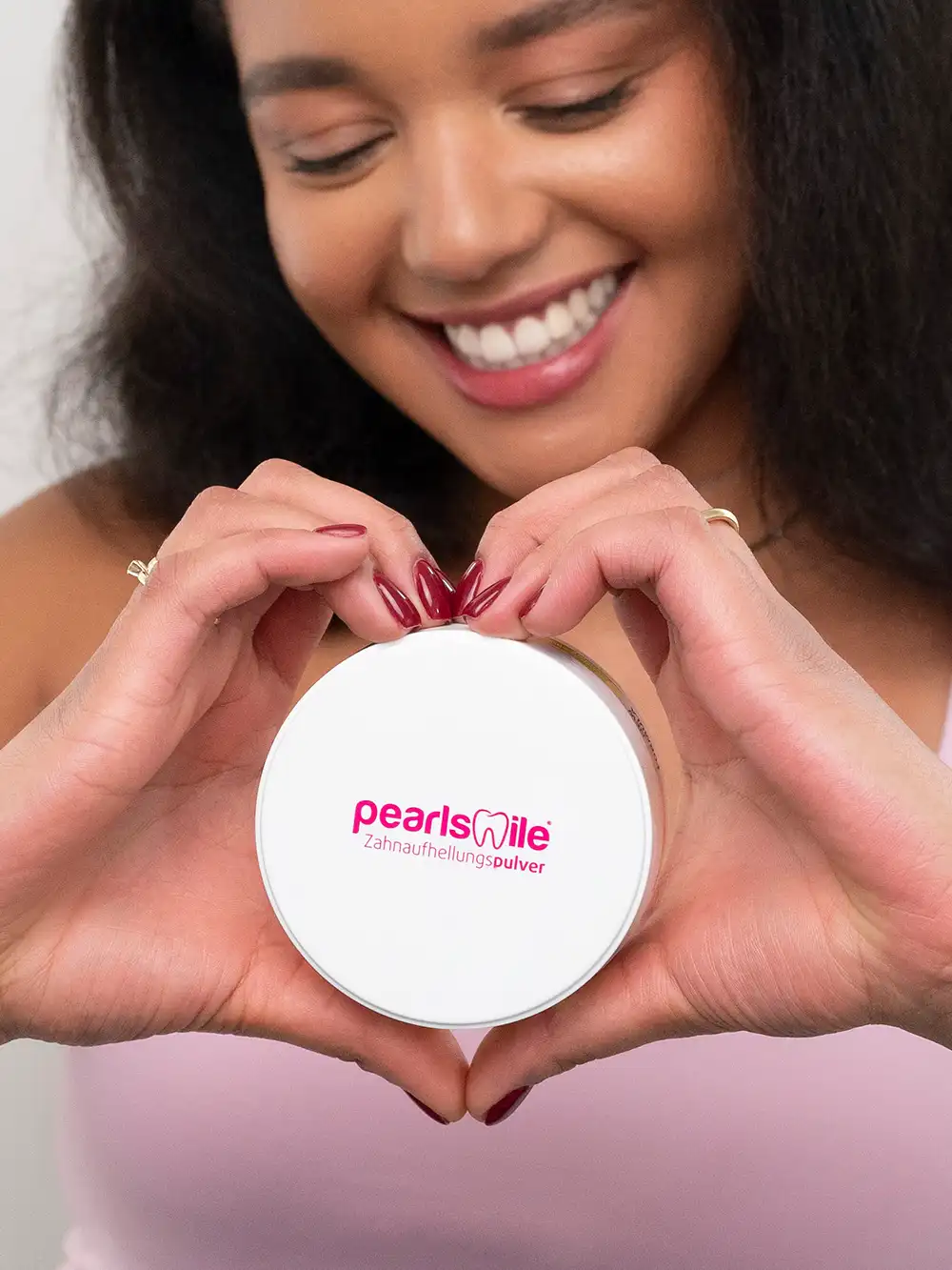 PearlSmile Teeth Whitening Powder – Lemon-Mint – Bio Toothpaste Without Fluoride and Harmful Ingredients